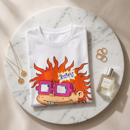 Rugrats Chuckie Retro Cartoon Collection T-Shirt