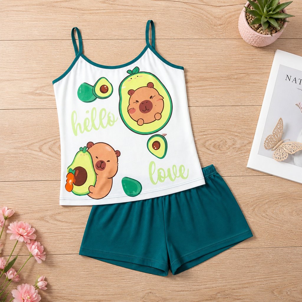 Pajamas Woman Short + Top