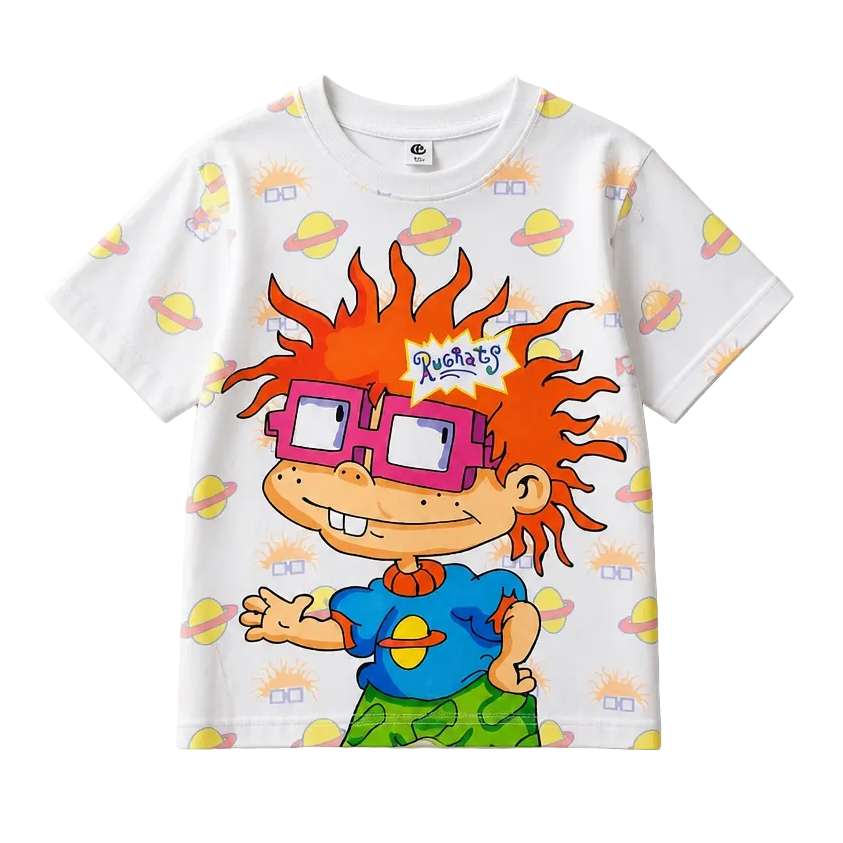 Rugrats Chuckie Retro Cartoon Collection T-Shirt