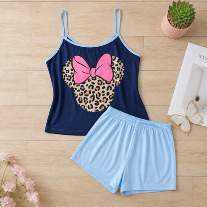 Women's Pajama Set Minnie Chic Short + Top