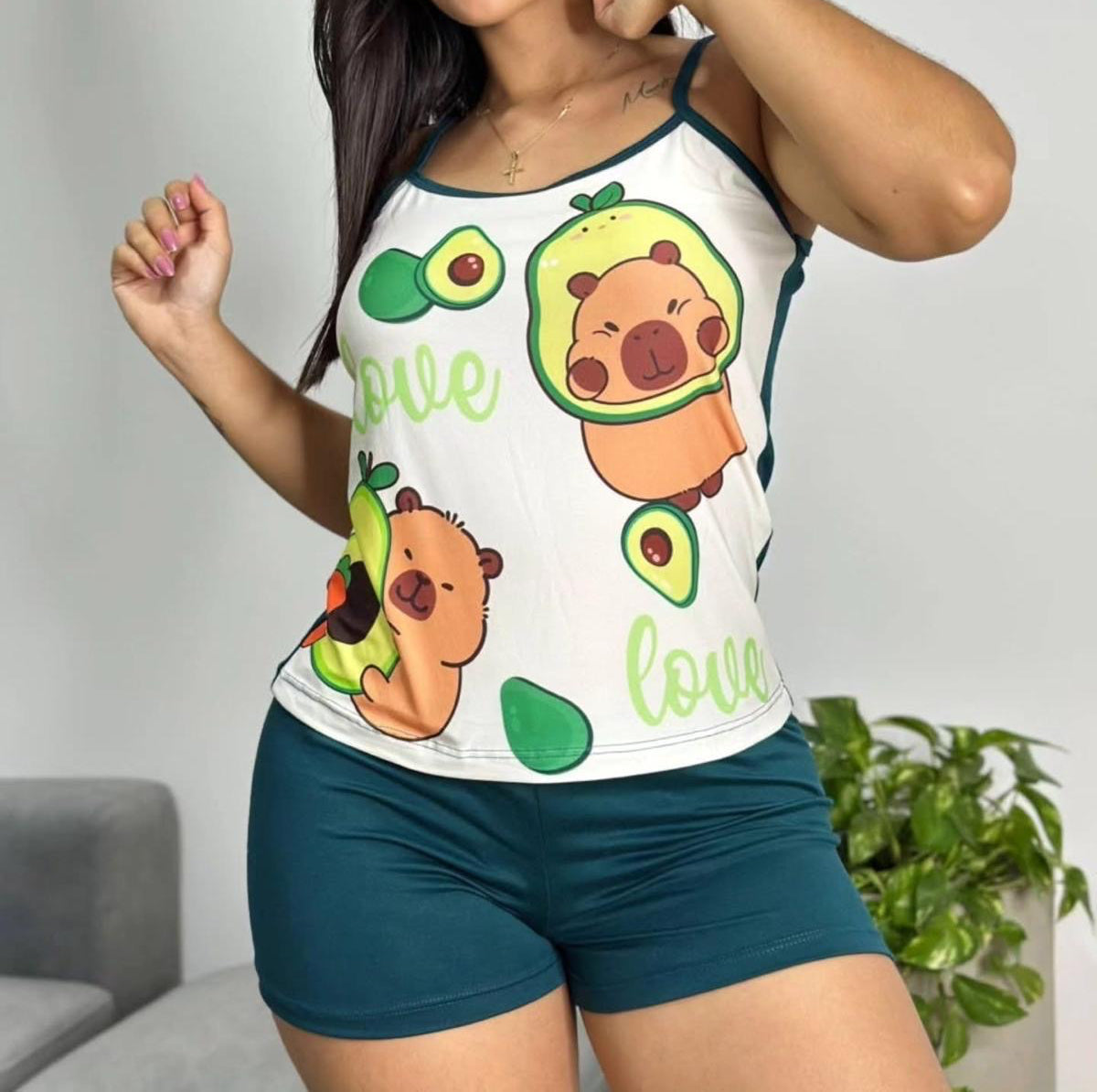 Pajamas Woman Short + Top