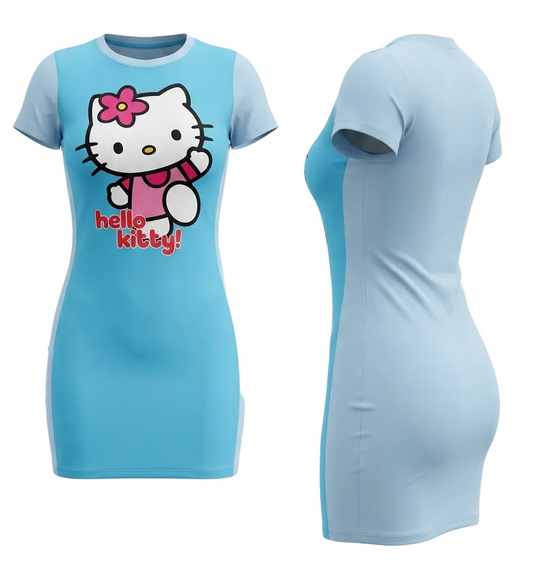 Casual Short Dress Woman Sport Style