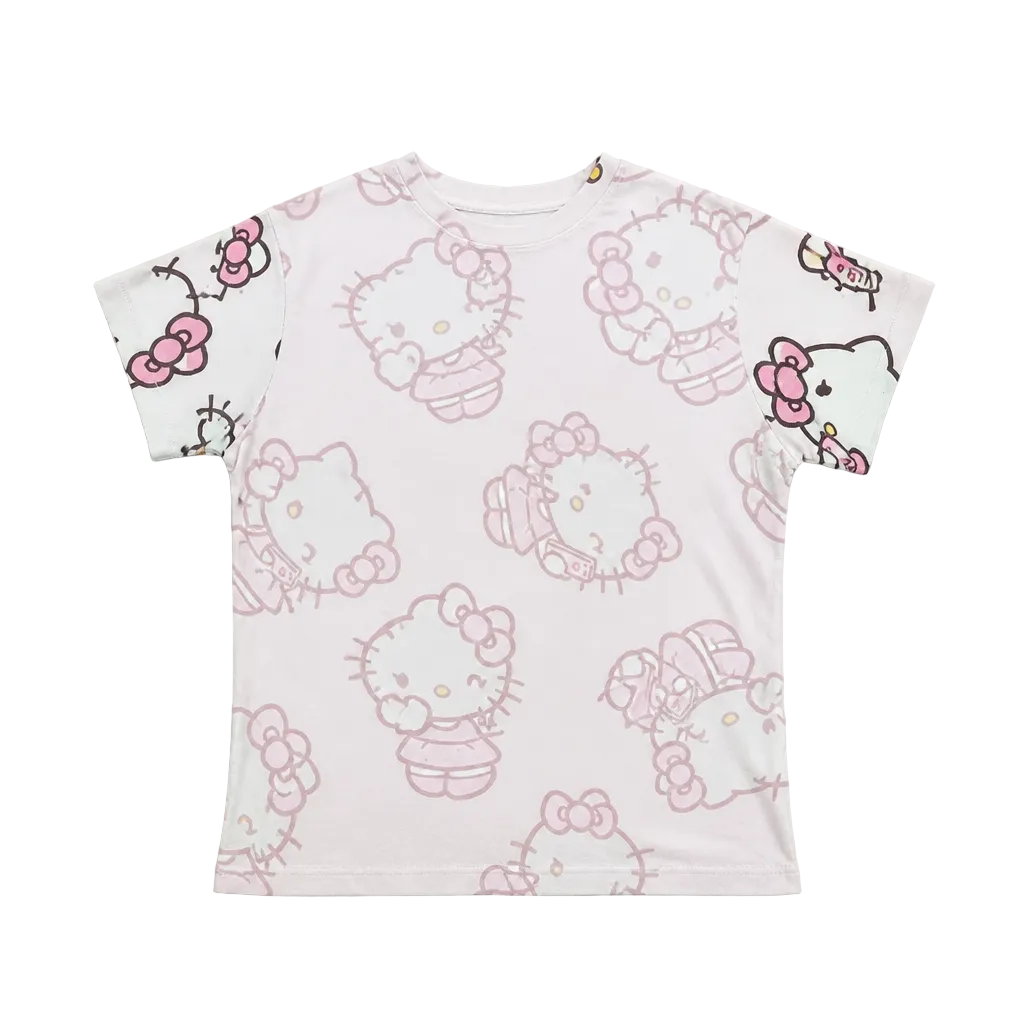 Crop hello kitty
