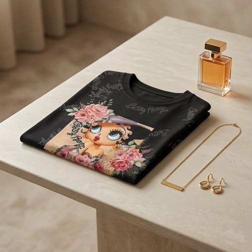 Betty Boop Floral Glamour Edition T-Shirt