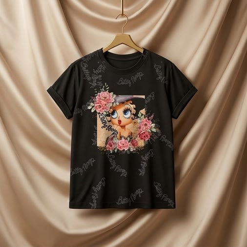 Betty Boop Floral Glamour Edition T-Shirt