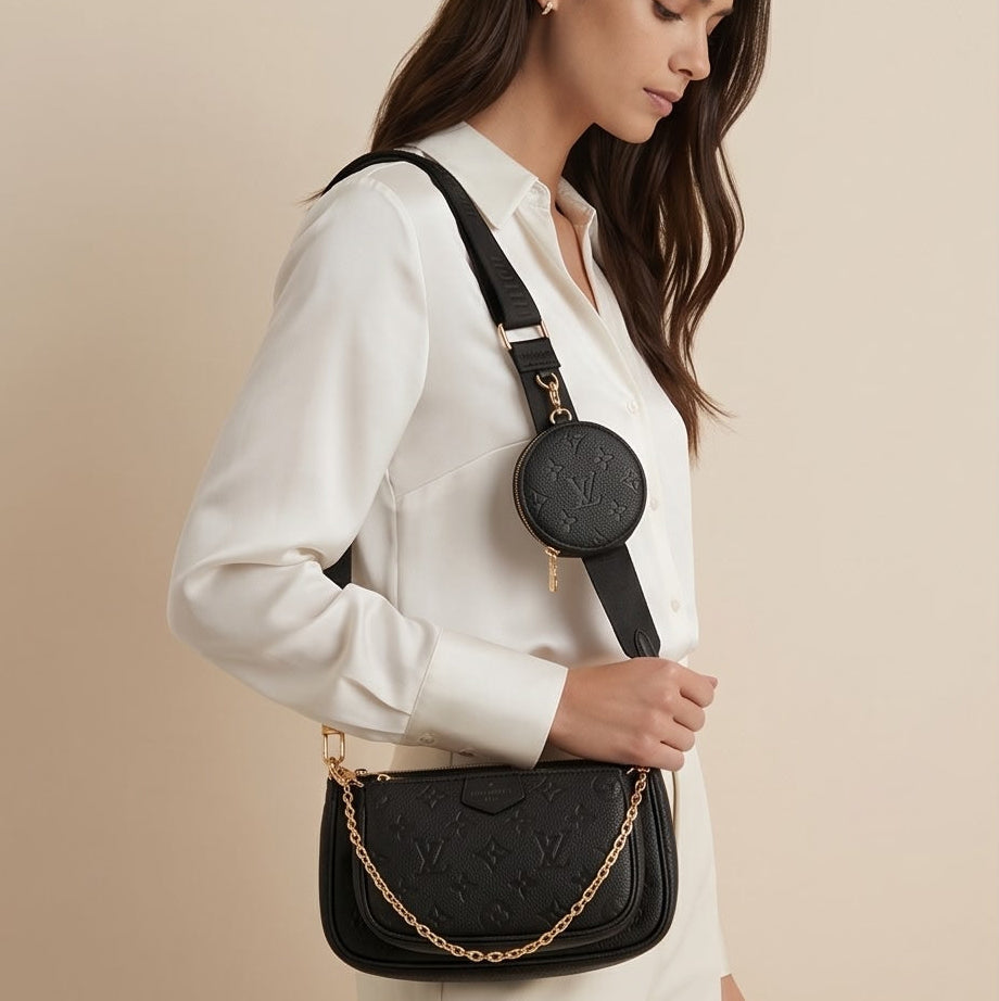 Monogram Multi Pochette Accessoires black