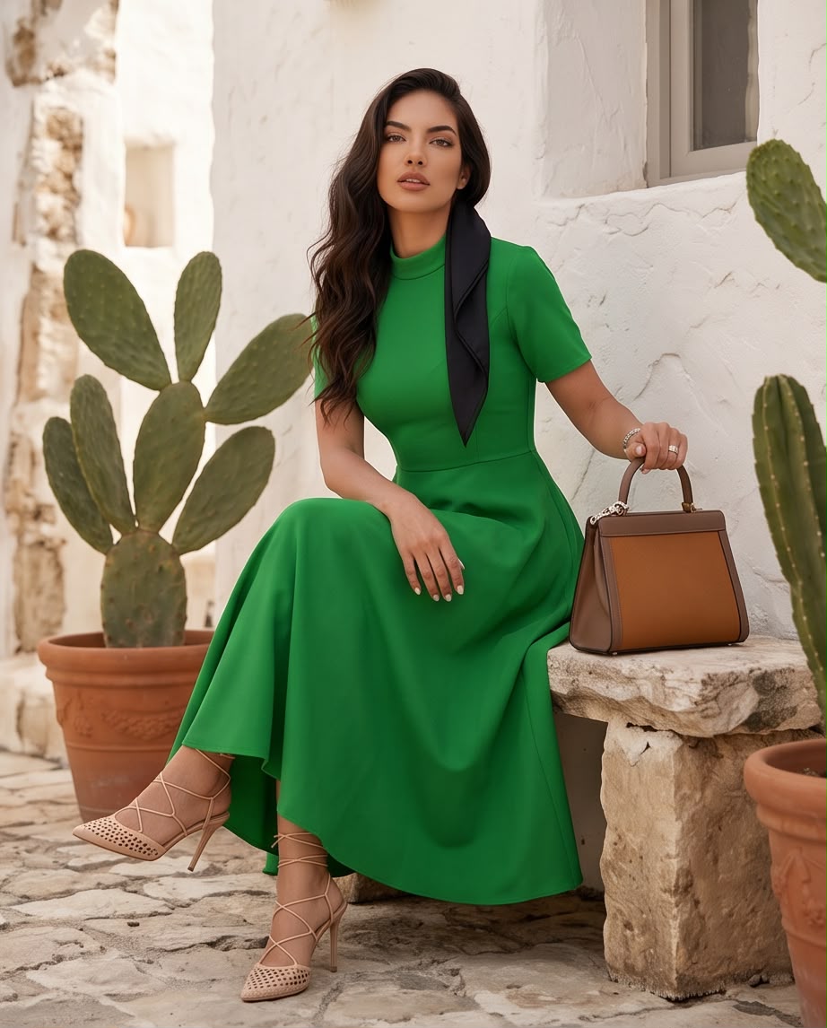 Luna Grace Midi Dress