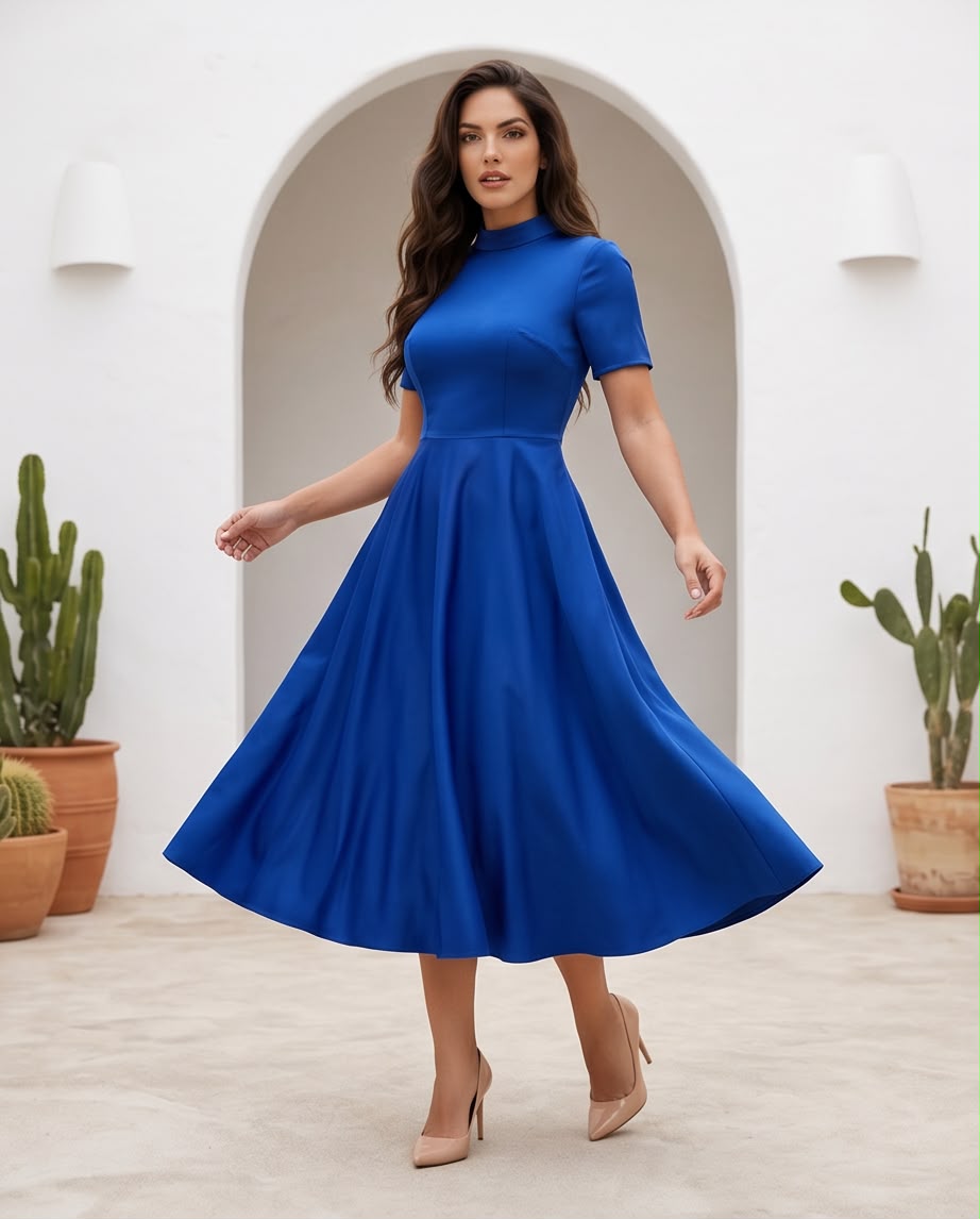Luna Grace Midi Dress