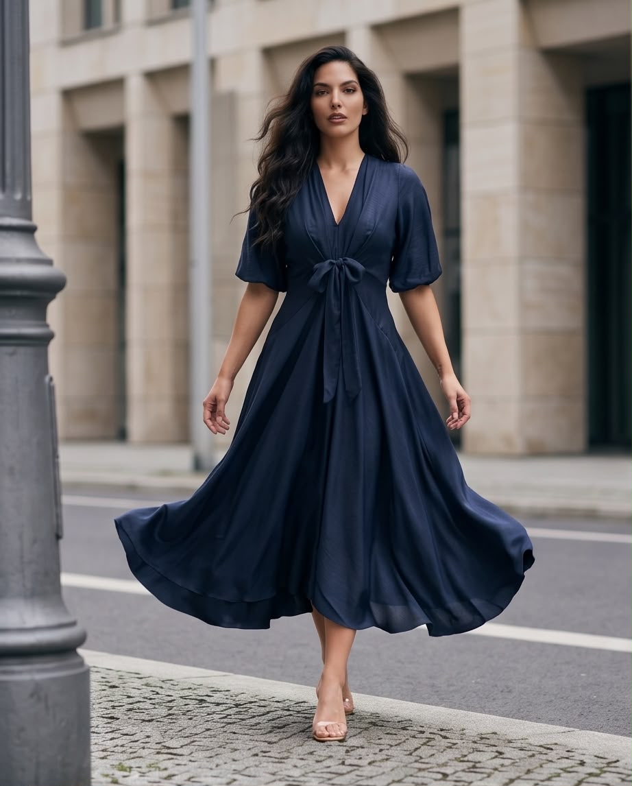 Celeste Grace Midi Dress