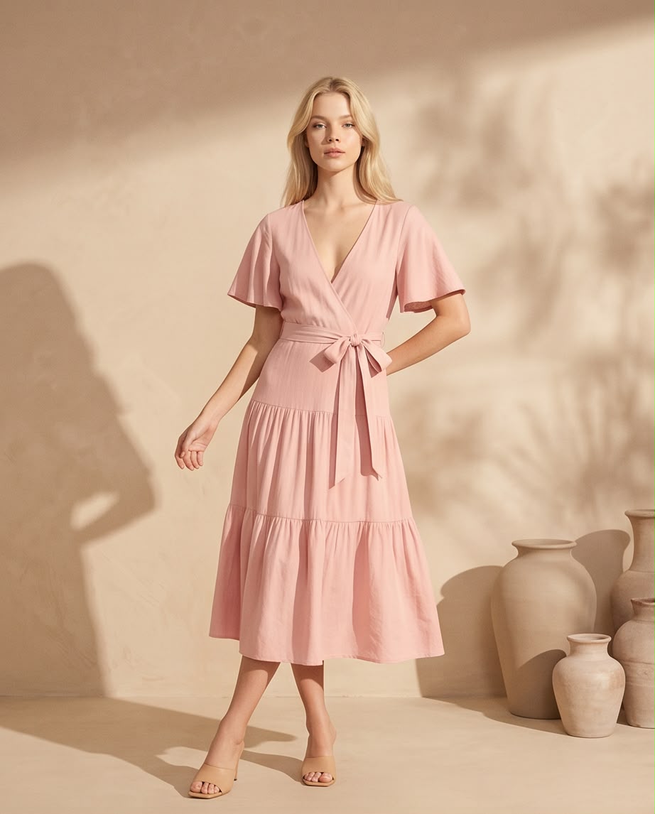 Blush Midi Dress