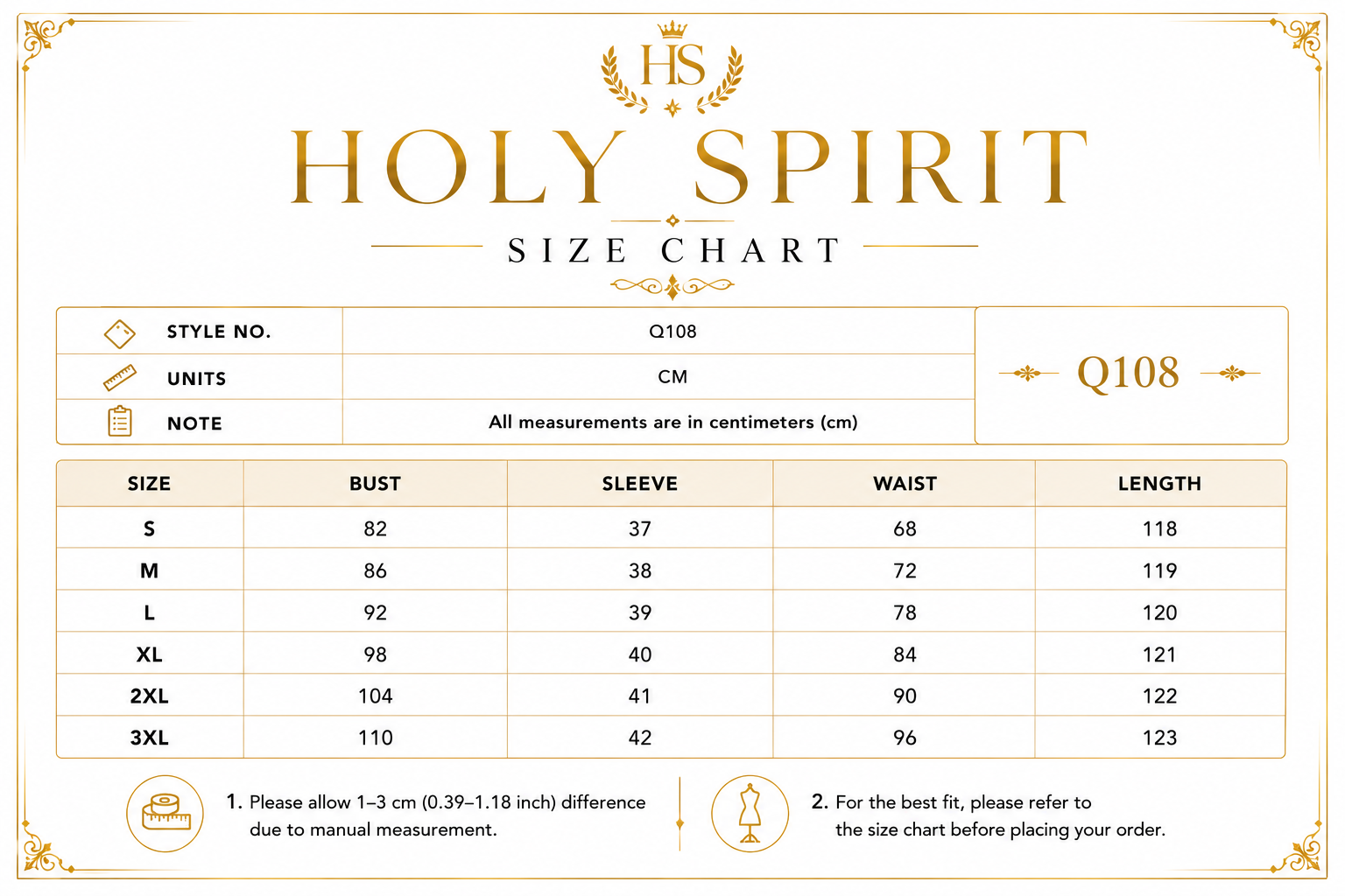 Size Guide