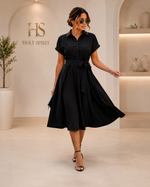 Serena Elegance Shirt Dress