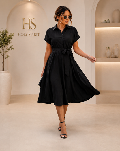 Serena Elegance Shirt Dress