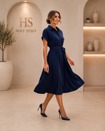 Serena Elegance Shirt Dress