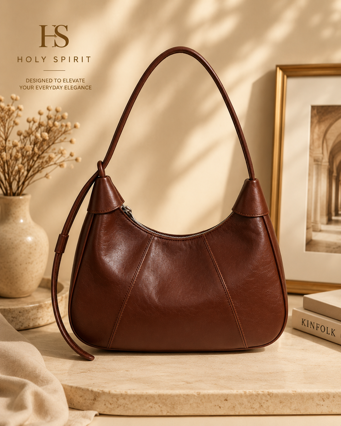 HS Vintage Leather Shoulder Bag