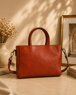 HS Classic Leather Satchel Bag