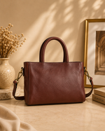 HS Classic Leather Satchel Bag