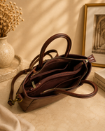 HS Classic Leather Satchel Bag