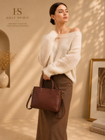 HS Classic Leather Satchel Bag