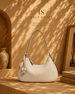 HS Luna Leather Baguette Bag