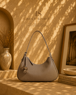 HS Luna Leather Baguette Bag