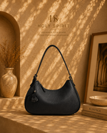 HS Luna Leather Baguette Bag
