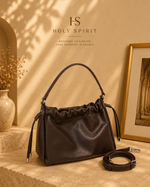 HS Modern Leather Shoulder Bag