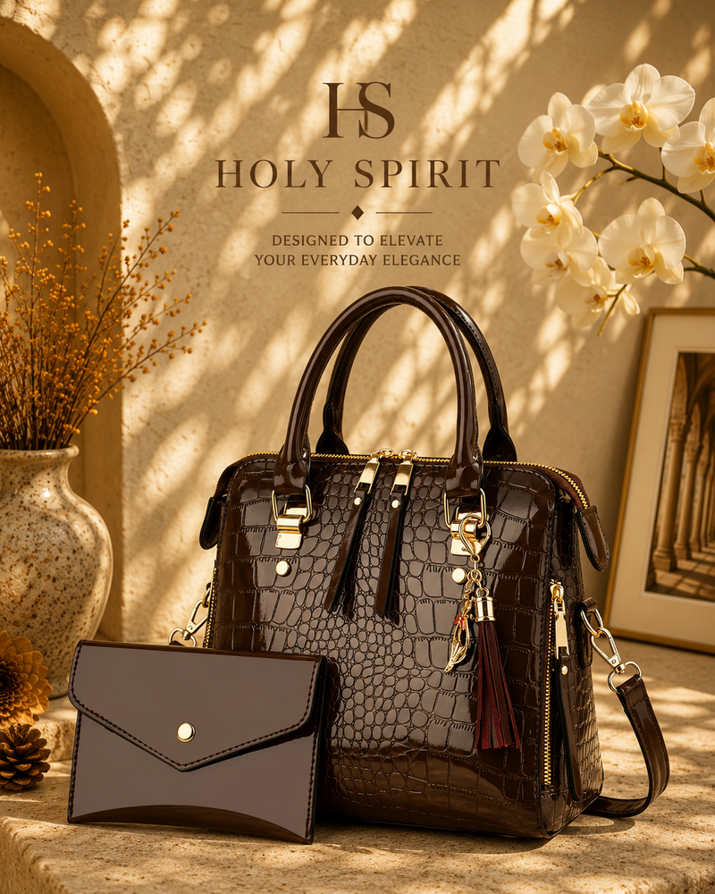 Croc Signature Handbag Set