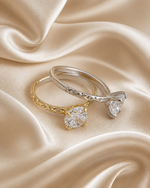 925 Sterling Silver Solitaire Zircon Ring