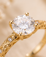 925 Sterling Silver Solitaire Zircon Ring