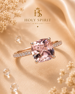 Heart Cut Adjustable Engagement Ring