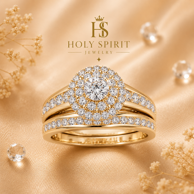 Luxury Halo Bridal Ring
