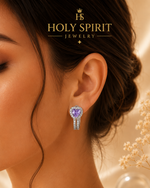 French Pearl Drop Earrings for Women