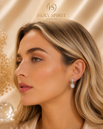 Elegant Silver Statement Earrings