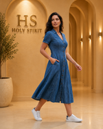 Grace Denim Midi Dress