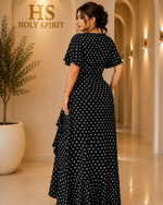 Grace Polka Dot Wrap Maxi Dress