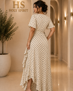 Grace Polka Dot Wrap Maxi Dress
