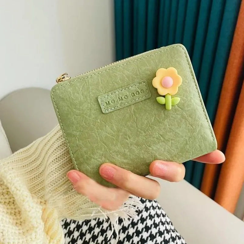 Women’s Small PU Leather Wallet Lightweight for Spring