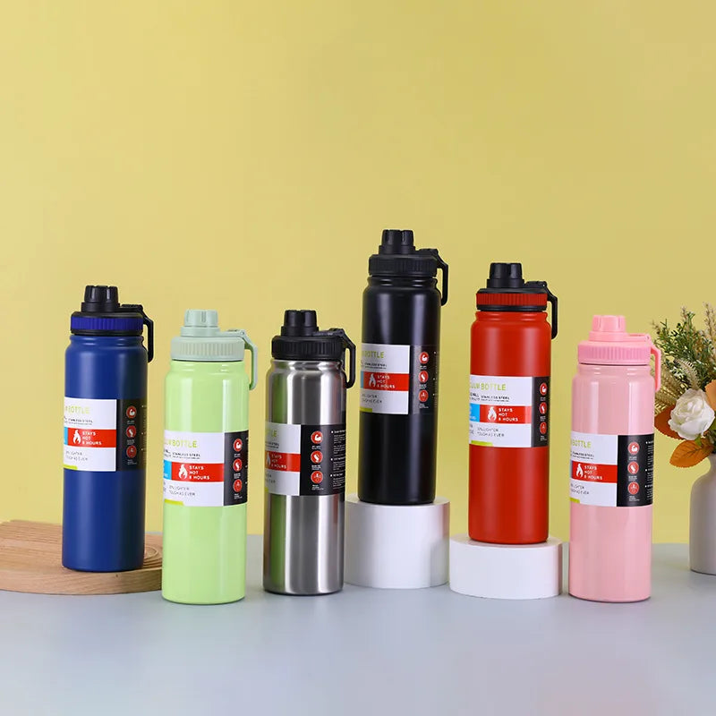 Thermos Cup with 304 Stainless Steel Inner Liner and Durable 201 Stainless Steel Outer Shell, Ideal for Christmas