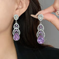 1 Pair Elegant Sweet Geometric Alloy Drop Earrings